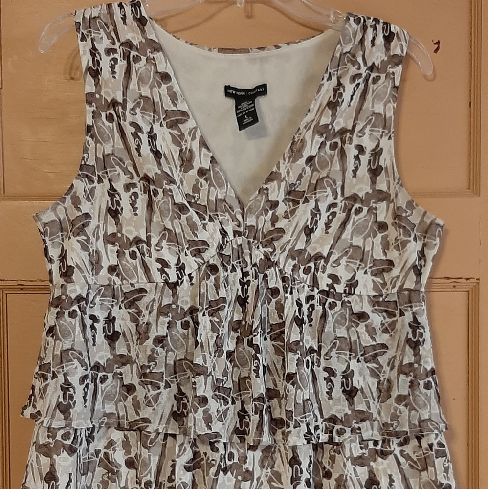 New York & Company layered tank top blouse
